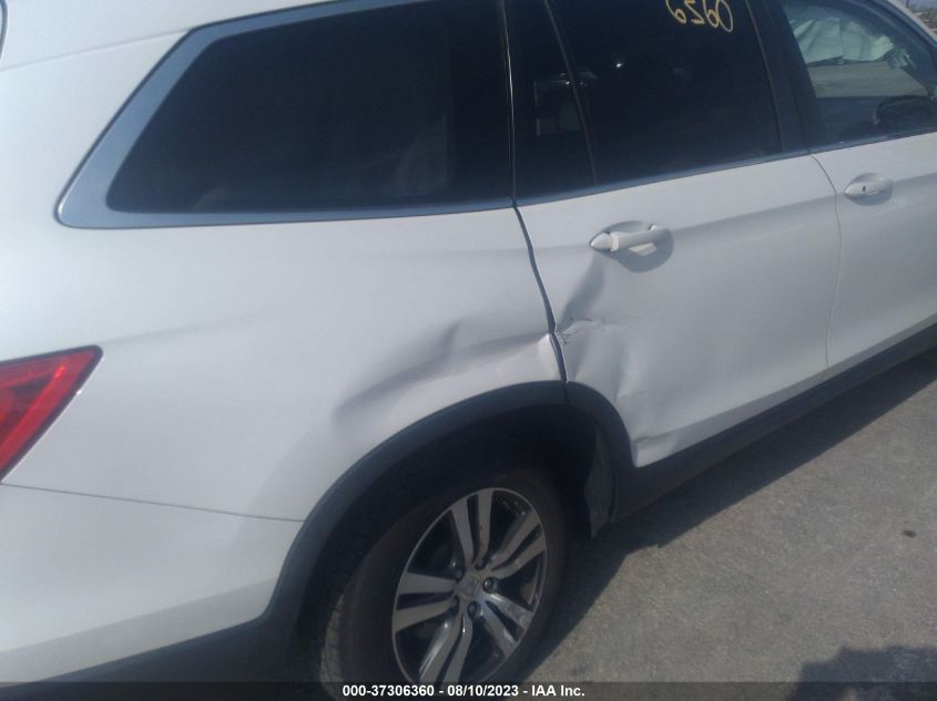 2016 HONDA PILOT EX-L - 5FNYF6H8XGB108393