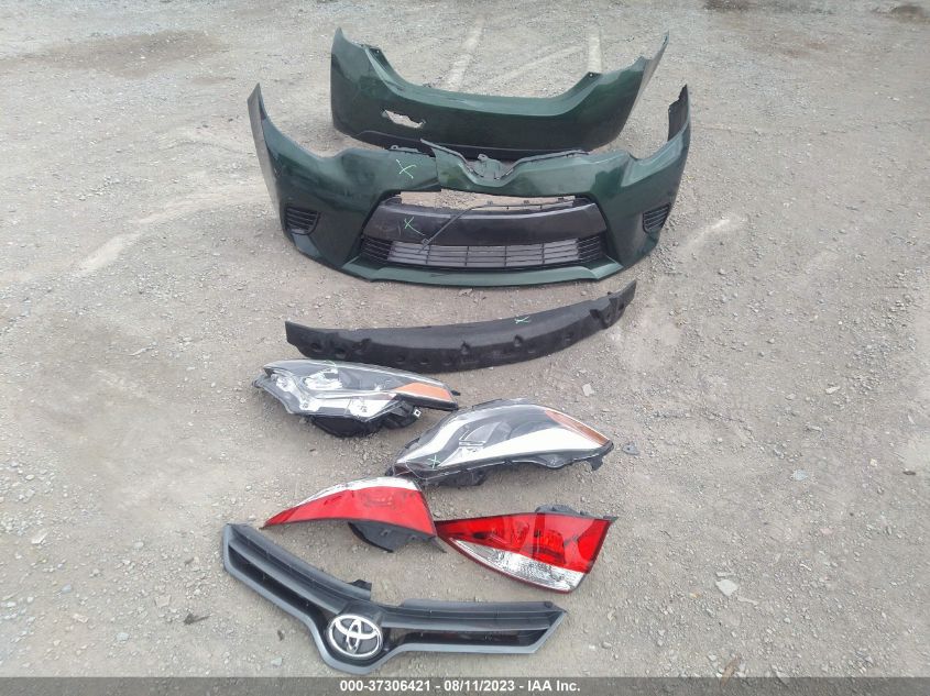 2015 TOYOTA COROLLA L/LE/S/S PLUS/LE PLUS - 2T1BURHE9FC309384