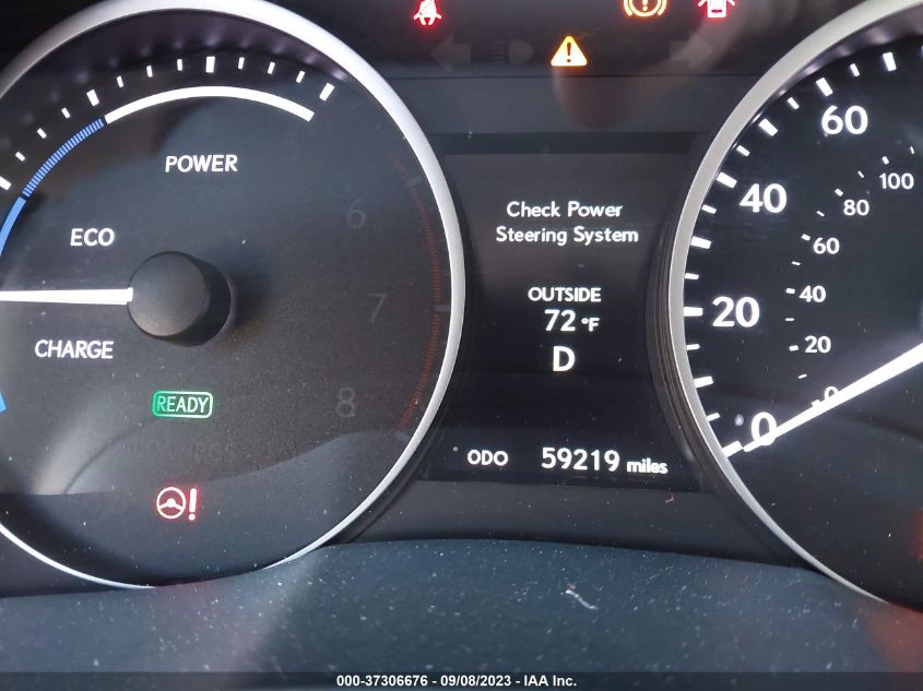 2014 LEXUS ES 300H HYBRID JTHBW1GG2E2040686
