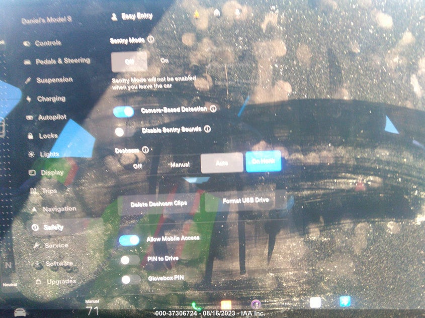 VIN 5YJSA1E53NF463985 2022 TESLA MODEL S