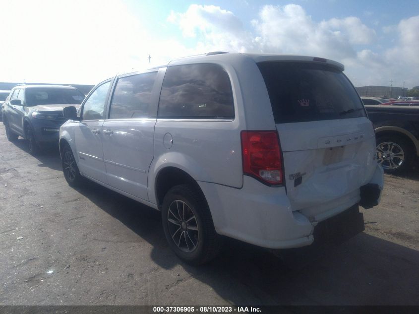 2017 DODGE GRAND CARAVAN SXT - 2C4RDGCG2HR589454
