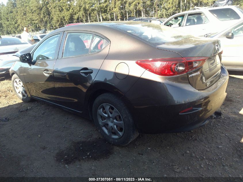 2015 MAZDA MAZDA3 I SPORT - JM1BM1U70F1250450