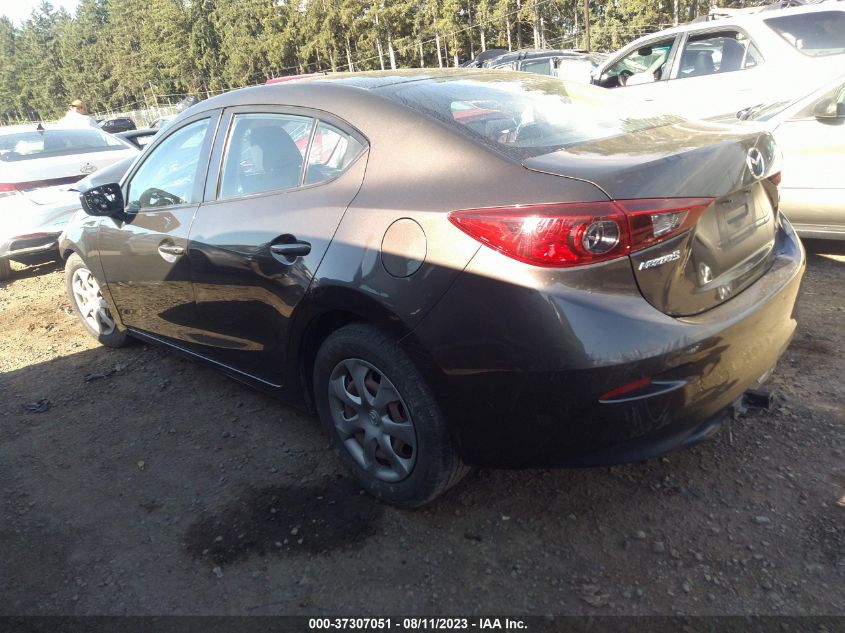 2015 MAZDA MAZDA3 I SPORT - JM1BM1U70F1250450