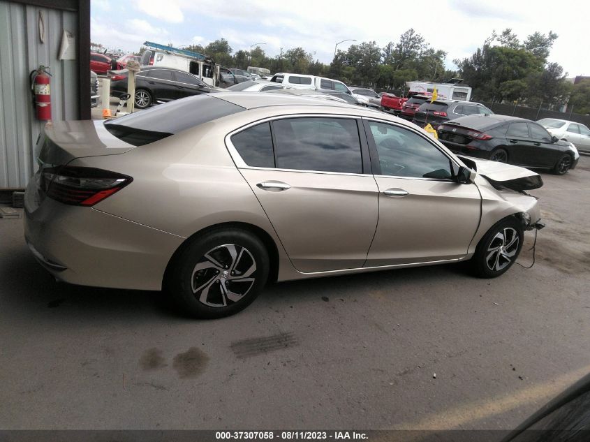 2016 HONDA ACCORD SEDAN LX - 1HGCR2F35GA207571