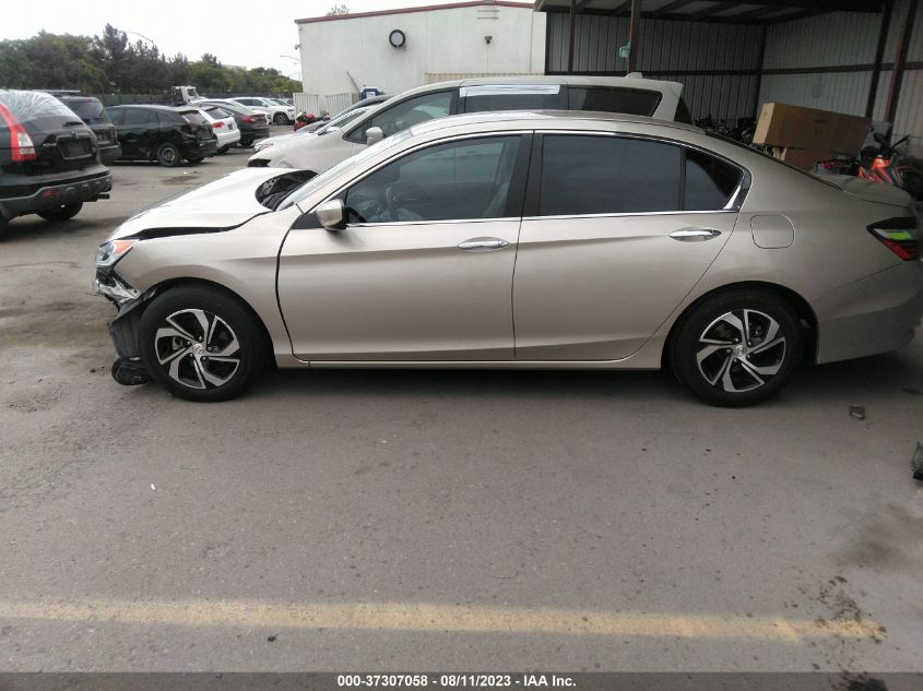 2016 HONDA ACCORD SEDAN LX - 1HGCR2F35GA207571