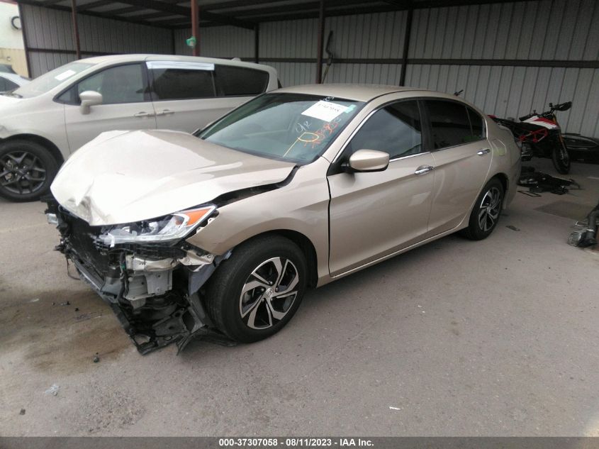 2016 HONDA ACCORD SEDAN LX - 1HGCR2F35GA207571