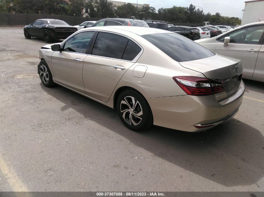 2016 HONDA ACCORD SEDAN LX - 1HGCR2F35GA207571