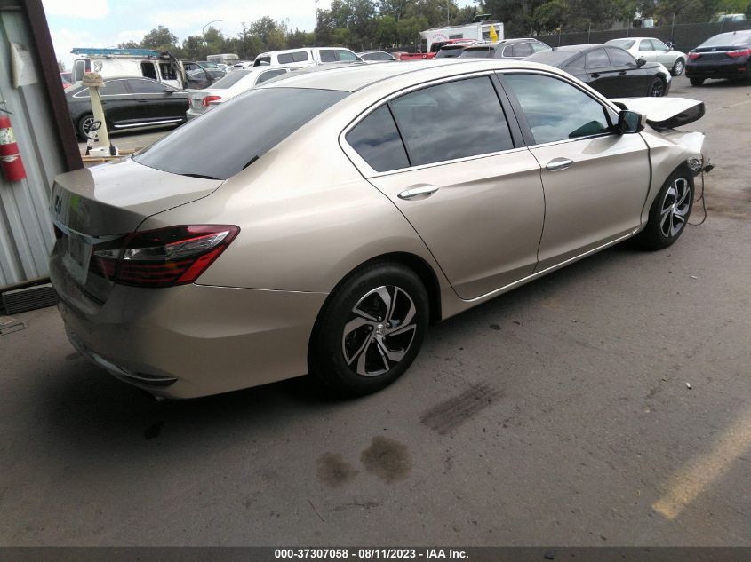 2016 HONDA ACCORD SEDAN LX - 1HGCR2F35GA207571