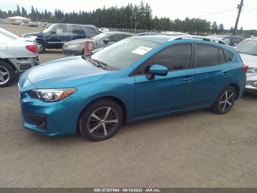 2019 SUBARU IMPREZA PREMIUM 4S3GTAD63K3710537