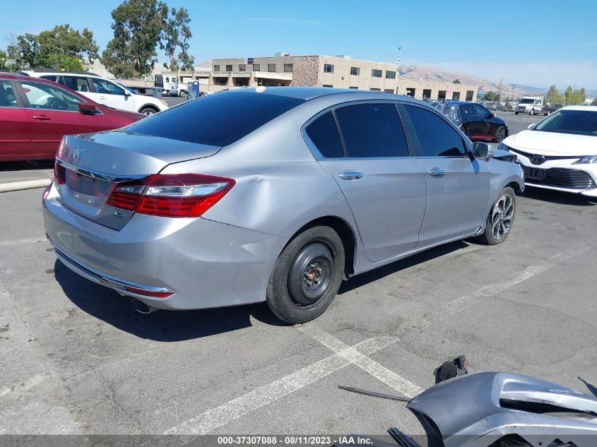 2016 HONDA ACCORD SEDAN EX-L - 1HGCR3F84GA019352