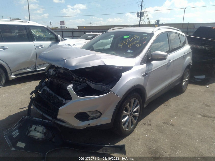 VIN 1FMCU0J93JUD58407 2018 FORD ESCAPE TITANIUM