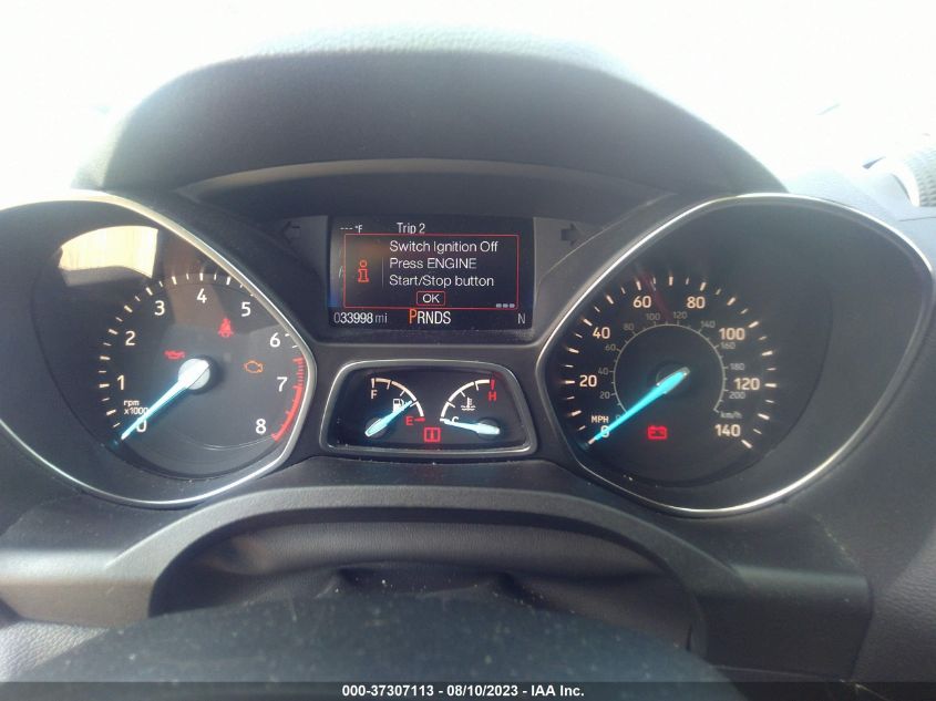 VIN 1FMCU0J93JUD58407 2018 FORD ESCAPE TITANIUM