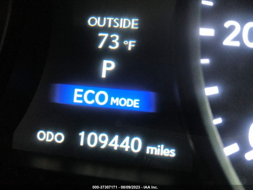 2013 LEXUS ES 300H HYBRID JTHBW1GG3D2028996