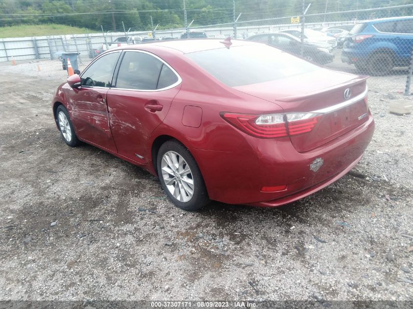 2013 LEXUS ES 300H HYBRID JTHBW1GG3D2028996