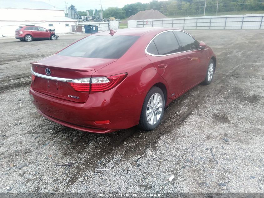 2013 LEXUS ES 300H HYBRID JTHBW1GG3D2028996