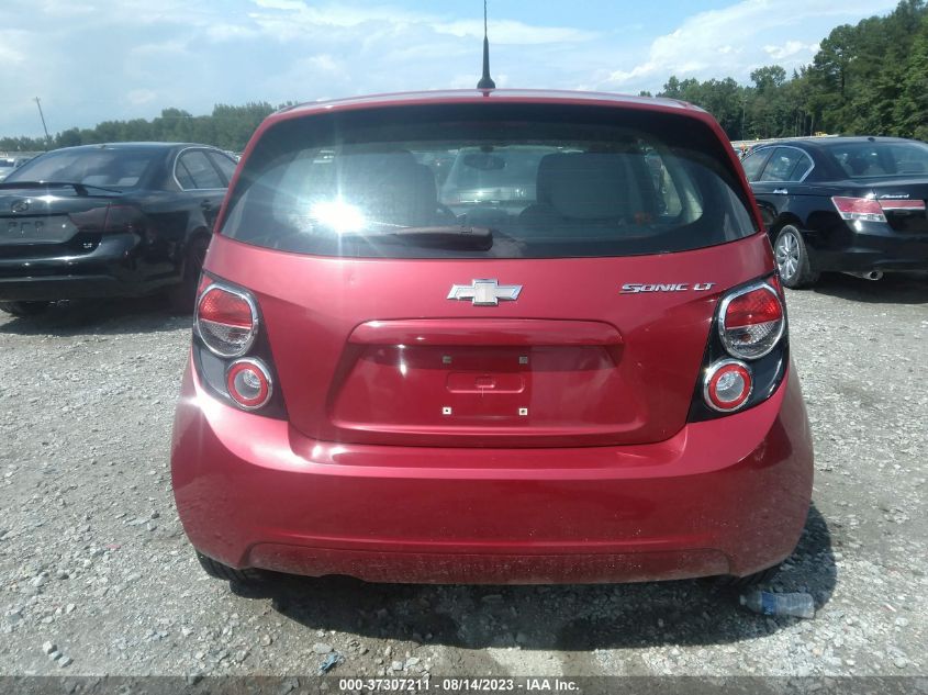 2014 CHEVROLET SONIC LT - 1G1JC6SH3E4104699