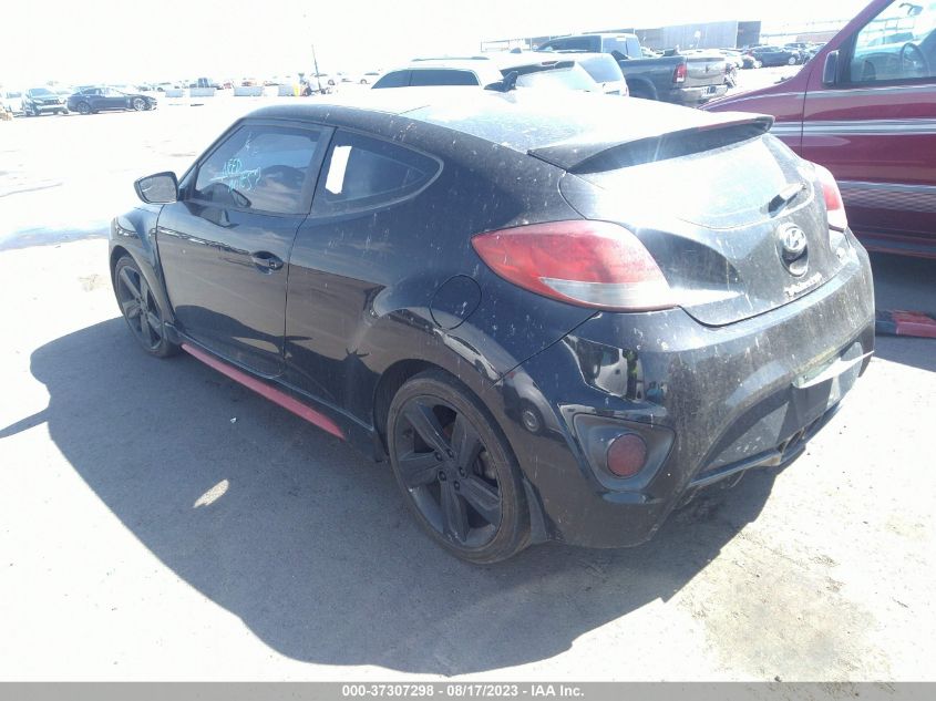 2014 HYUNDAI VELOSTER TURBO - KMHTC6AE4EU199955