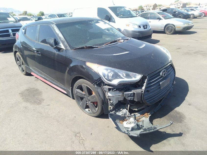 2014 HYUNDAI VELOSTER TURBO - KMHTC6AE4EU199955