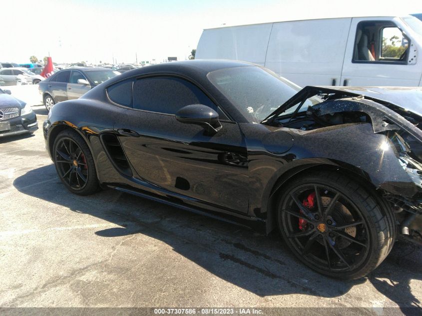 2017 PORSCHE 718 CAYMAN S - WP0AB2A84HS285915