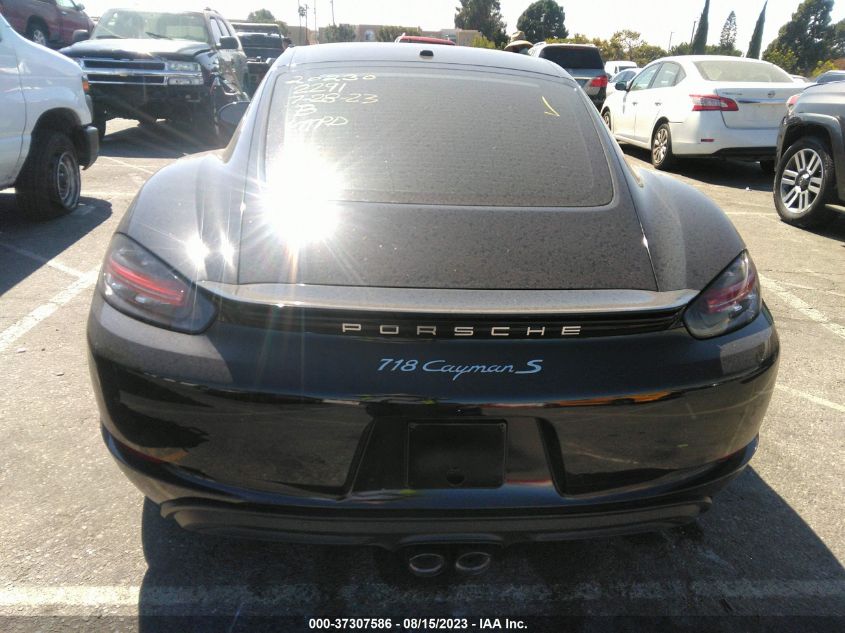 2017 PORSCHE 718 CAYMAN S - WP0AB2A84HS285915
