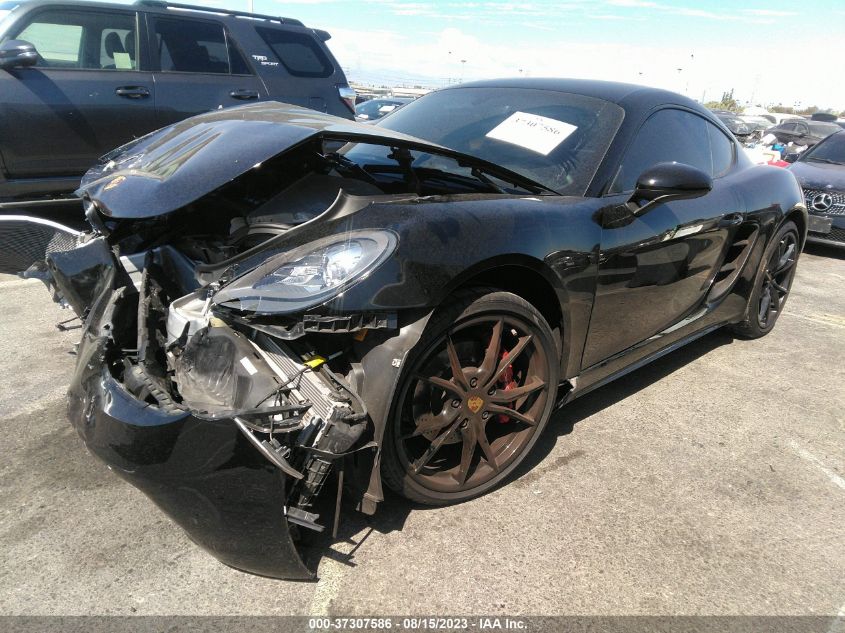2017 PORSCHE 718 CAYMAN S - WP0AB2A84HS285915