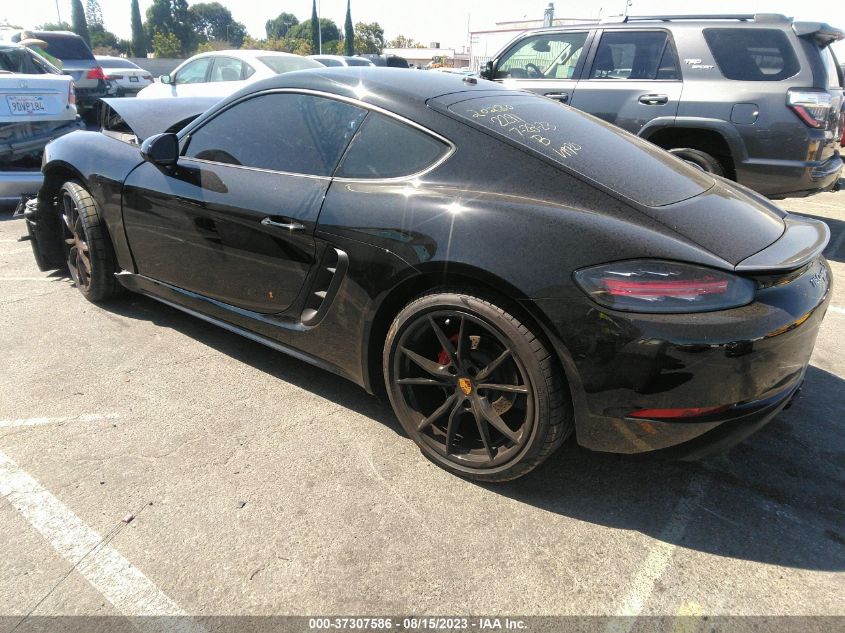 2017 PORSCHE 718 CAYMAN S - WP0AB2A84HS285915