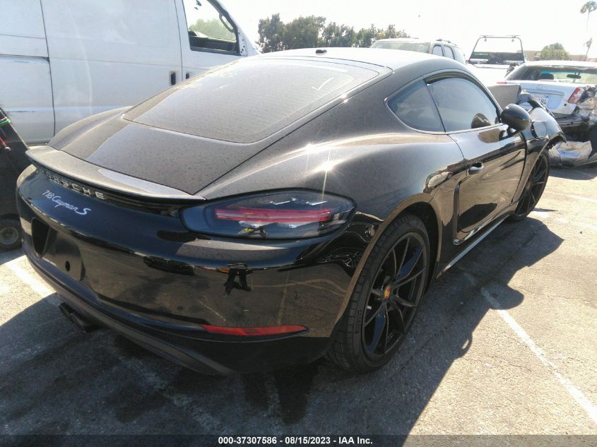 2017 PORSCHE 718 CAYMAN S - WP0AB2A84HS285915