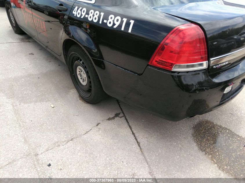 2013 CHEVROLET CAPRICE POLICE PATROL POLICE 6G1MK5U32DL825695
