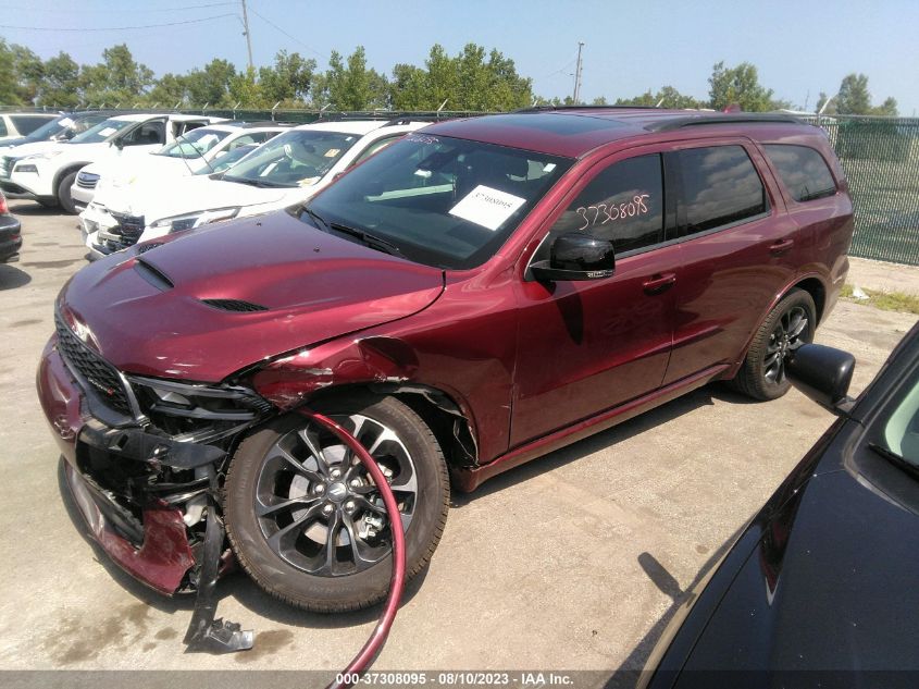 2022 DODGE DURANGO GT - 1C4RDJDG1NC134479