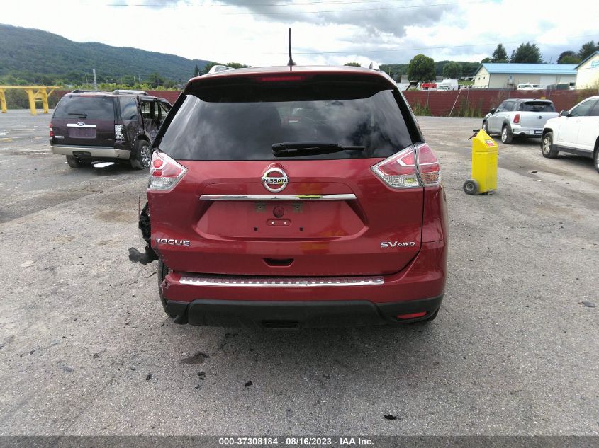 2016 NISSAN ROGUE SV - KNMAT2MV3GP626821