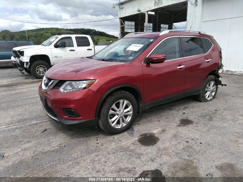2016 NISSAN ROGUE SV - KNMAT2MV3GP626821