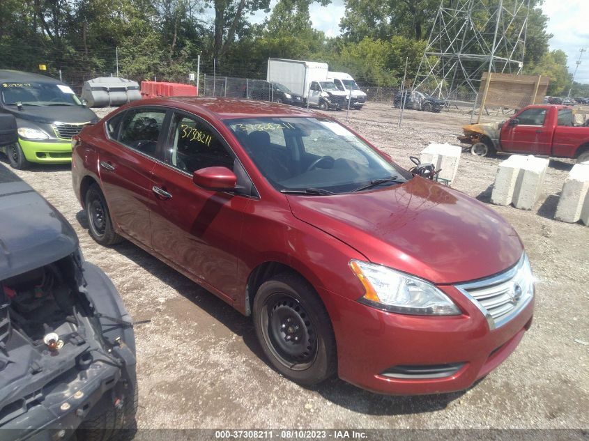 2015 NISSAN SENTRA SR/SL/S/SV/FE+ S - 3N1AB7AP1FL652742