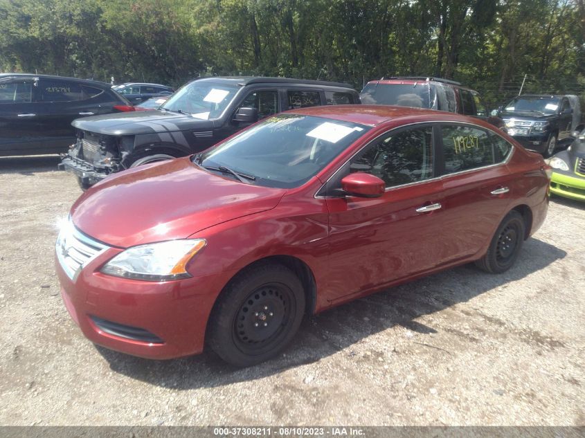 2015 NISSAN SENTRA SR/SL/S/SV/FE+ S - 3N1AB7AP1FL652742