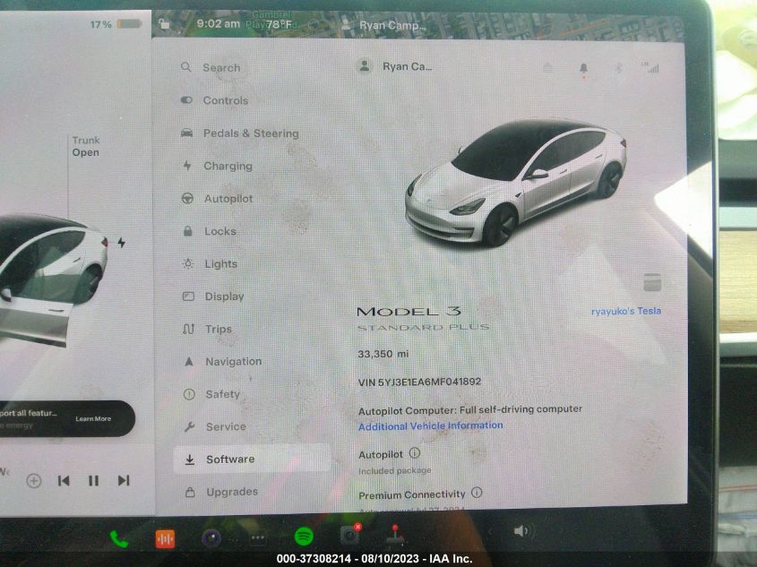 2021 TESLA MODEL 3 - 5YJ3E1EA6MF041892