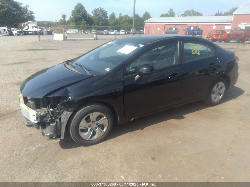 2013 HONDA CIVIC SDN LX - 2HGFB2F57DH587254
