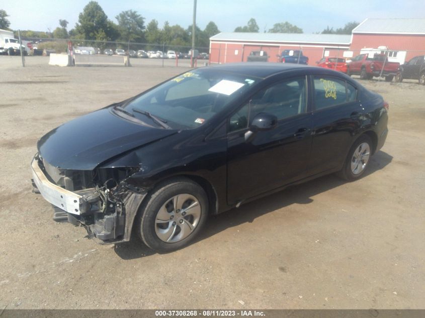 2013 HONDA CIVIC SDN LX - 2HGFB2F57DH587254