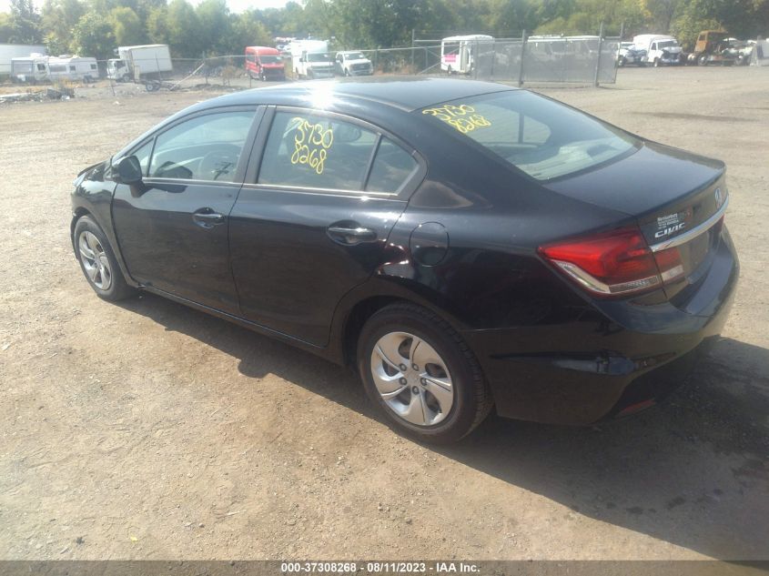 2013 HONDA CIVIC SDN LX - 2HGFB2F57DH587254