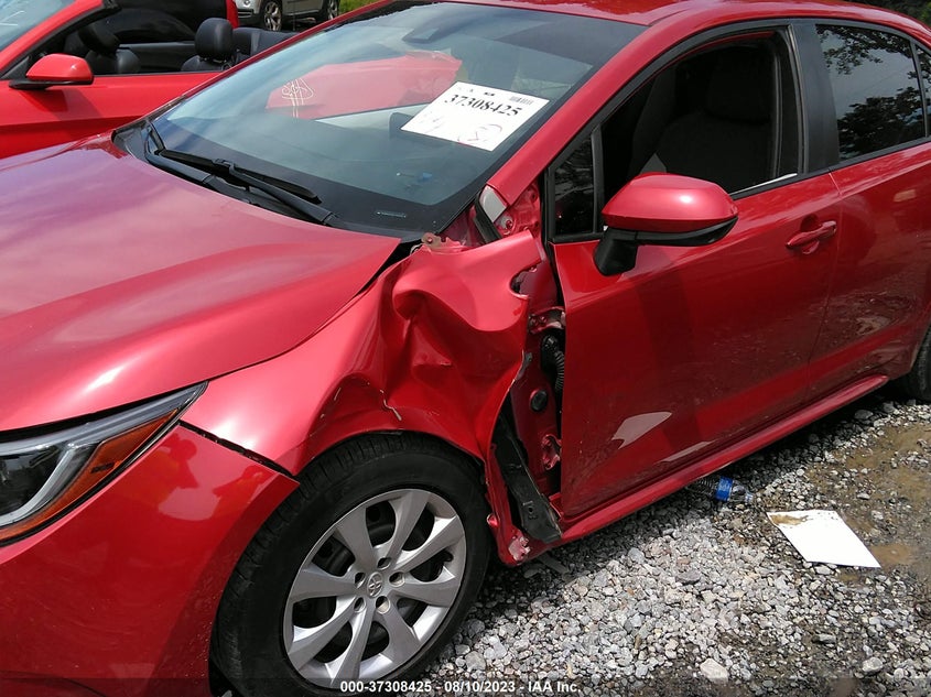 VIN JTDEPMAE4MJ134206 2021 TOYOTA COROLLA LE