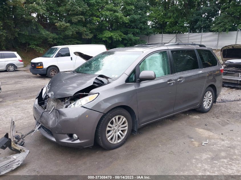 2015 TOYOTA SIENNA XLE/XLE AAS/LTD - 5TDYK3DC7FS619641