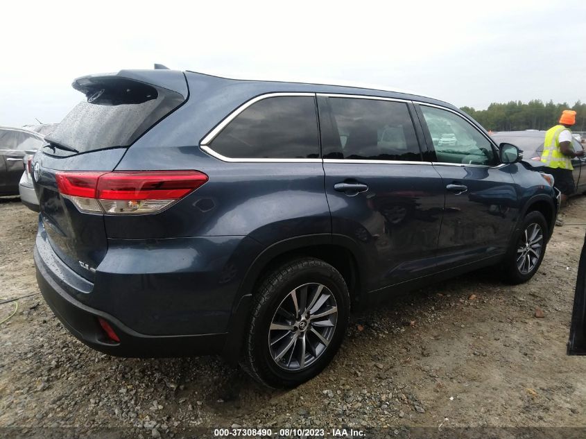 2019 TOYOTA HIGHLANDER SE/XLE - 5TDJZRFH5KS934120