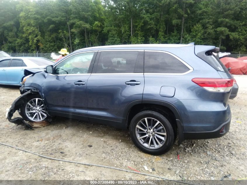 2019 TOYOTA HIGHLANDER SE/XLE - 5TDJZRFH5KS934120