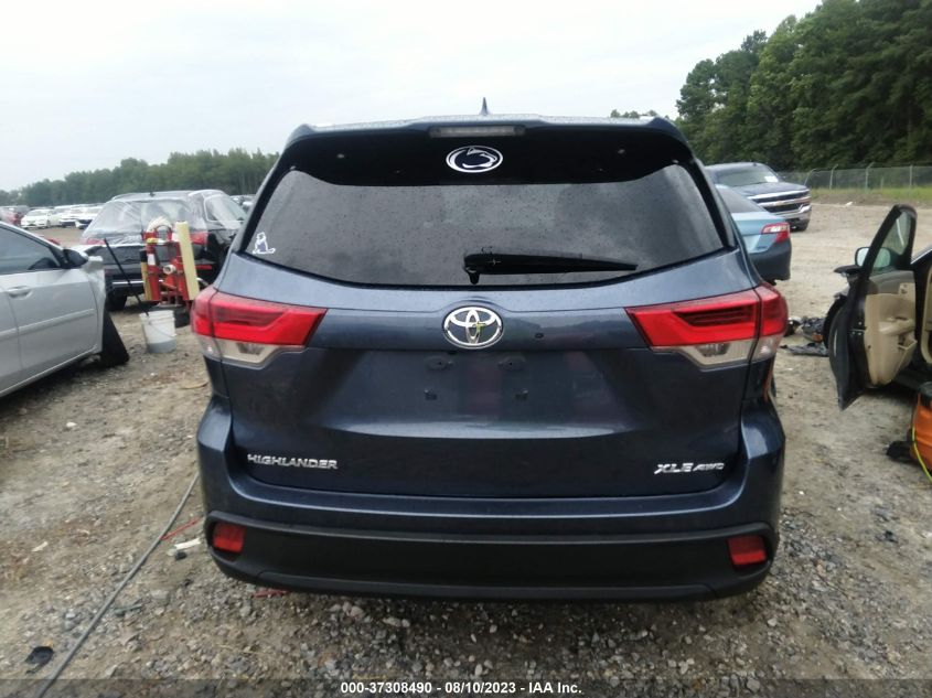 2019 TOYOTA HIGHLANDER SE/XLE - 5TDJZRFH5KS934120