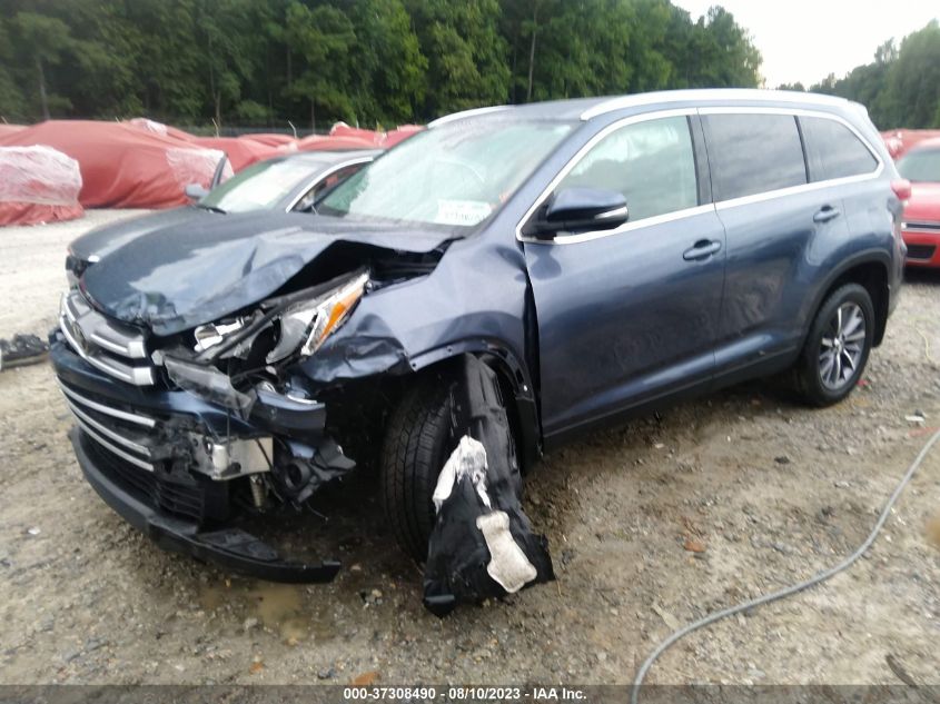 2019 TOYOTA HIGHLANDER SE/XLE - 5TDJZRFH5KS934120