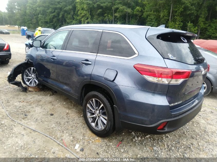 2019 TOYOTA HIGHLANDER SE/XLE - 5TDJZRFH5KS934120