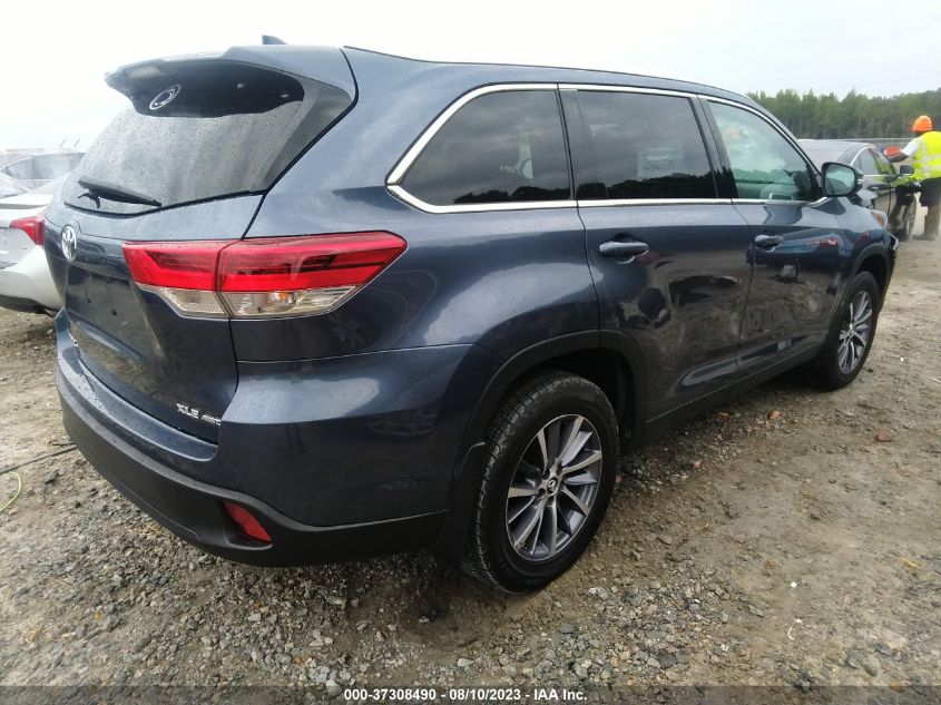 2019 TOYOTA HIGHLANDER SE/XLE - 5TDJZRFH5KS934120