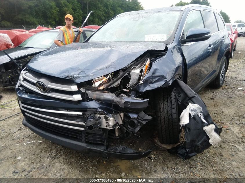 2019 TOYOTA HIGHLANDER SE/XLE - 5TDJZRFH5KS934120