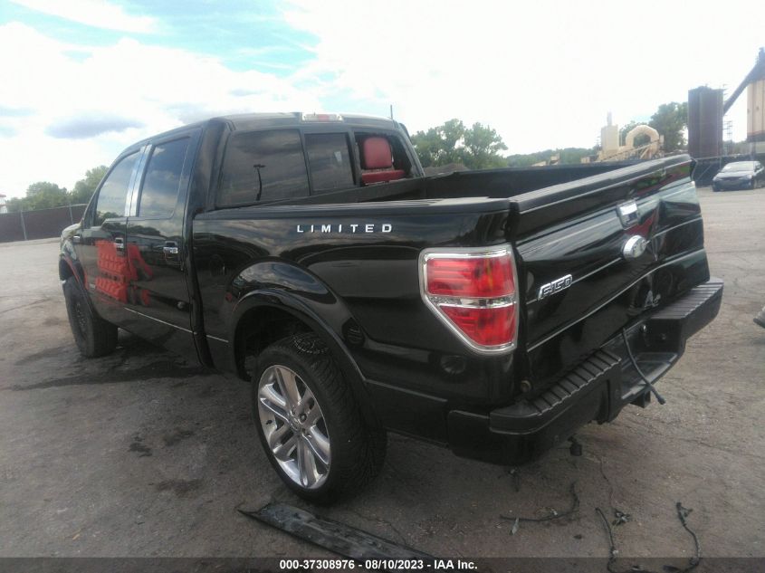 2013 FORD F-150 LIMITED - 1FTFW1ET1DFA46568