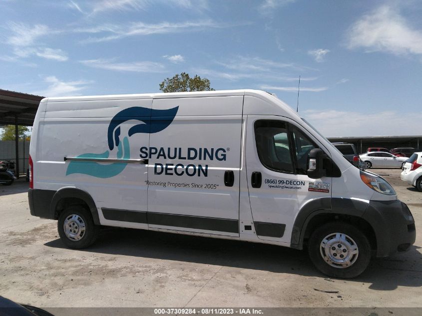 2018 RAM PROMASTER 2500 HIGH ROOF 159" WB 3C6TRVDG9JE111301