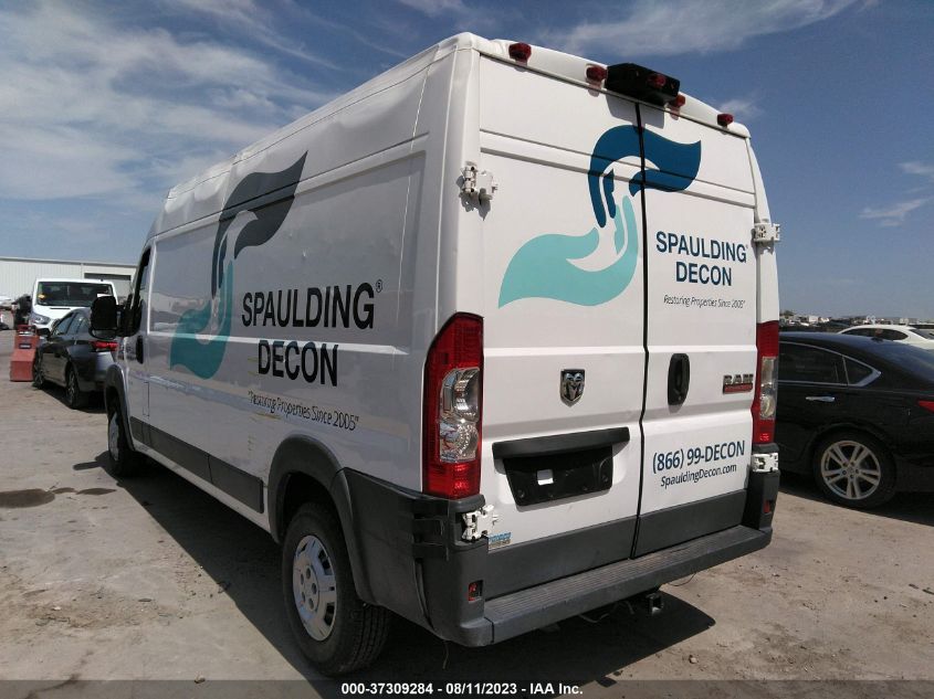 2018 RAM PROMASTER 2500 HIGH ROOF 159" WB 3C6TRVDG9JE111301