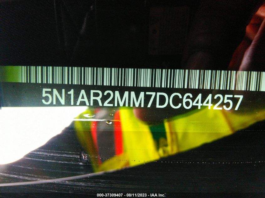 2013 NISSAN PATHFINDER PLATINUM - 5N1AR2MM7DC644257